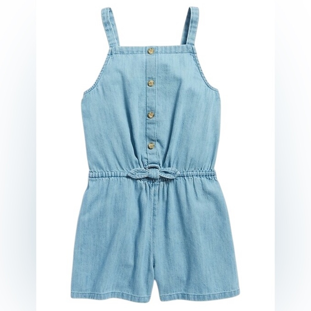 Old Navy Sleeveless Chambray Romper